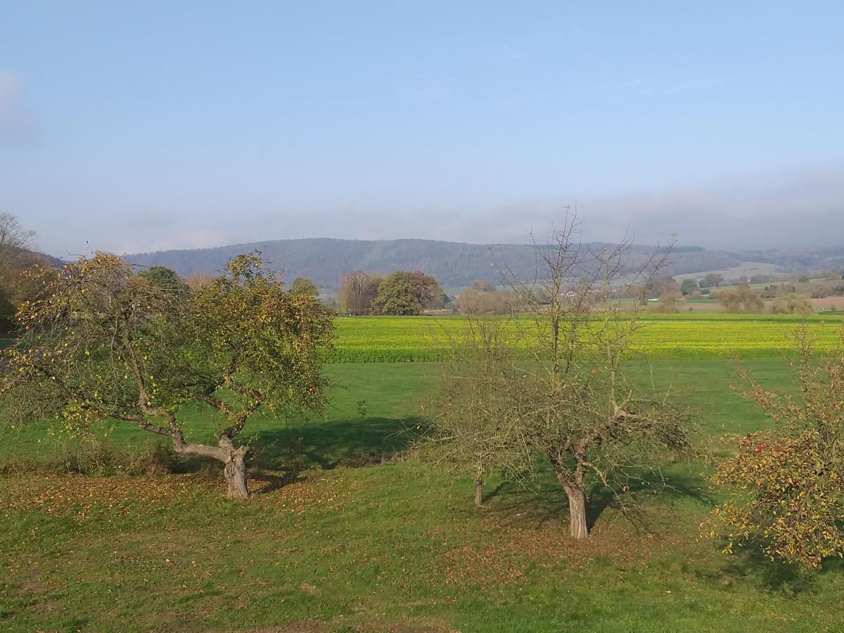 Ferienwohnungen Zum Lindenwirt Oberweser Exterior photo